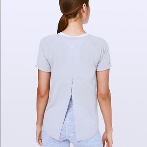 Lululemon Open Up Tie Back Tee